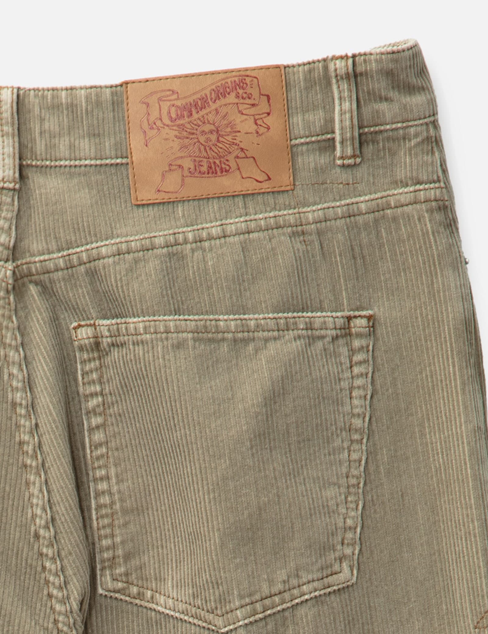 Corduroy Washed Semi Wide Pants view 6