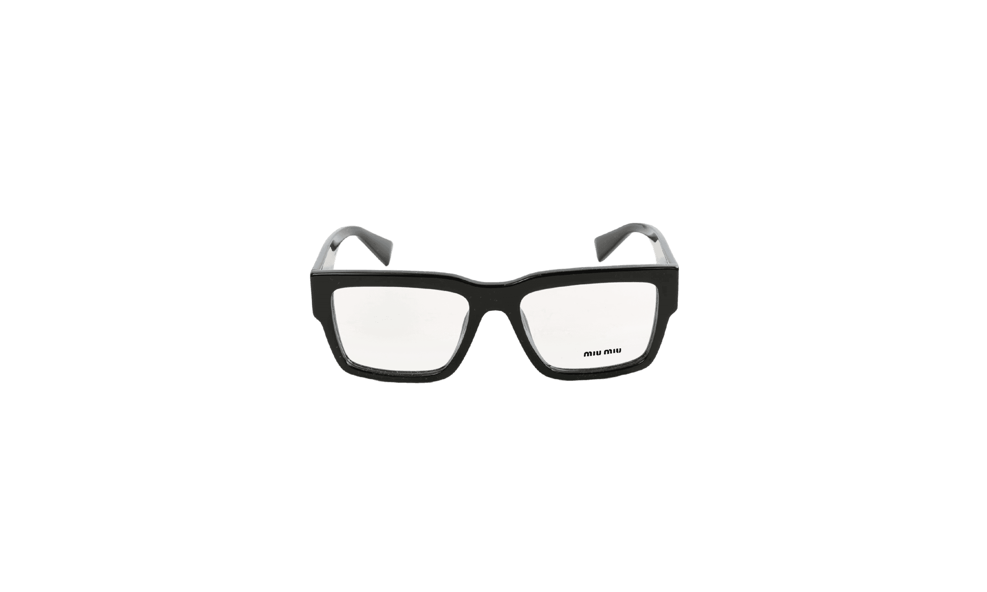 02XV Framed Clear Glasses WMNS "Black" 0MU 02XV 1AB1O1
