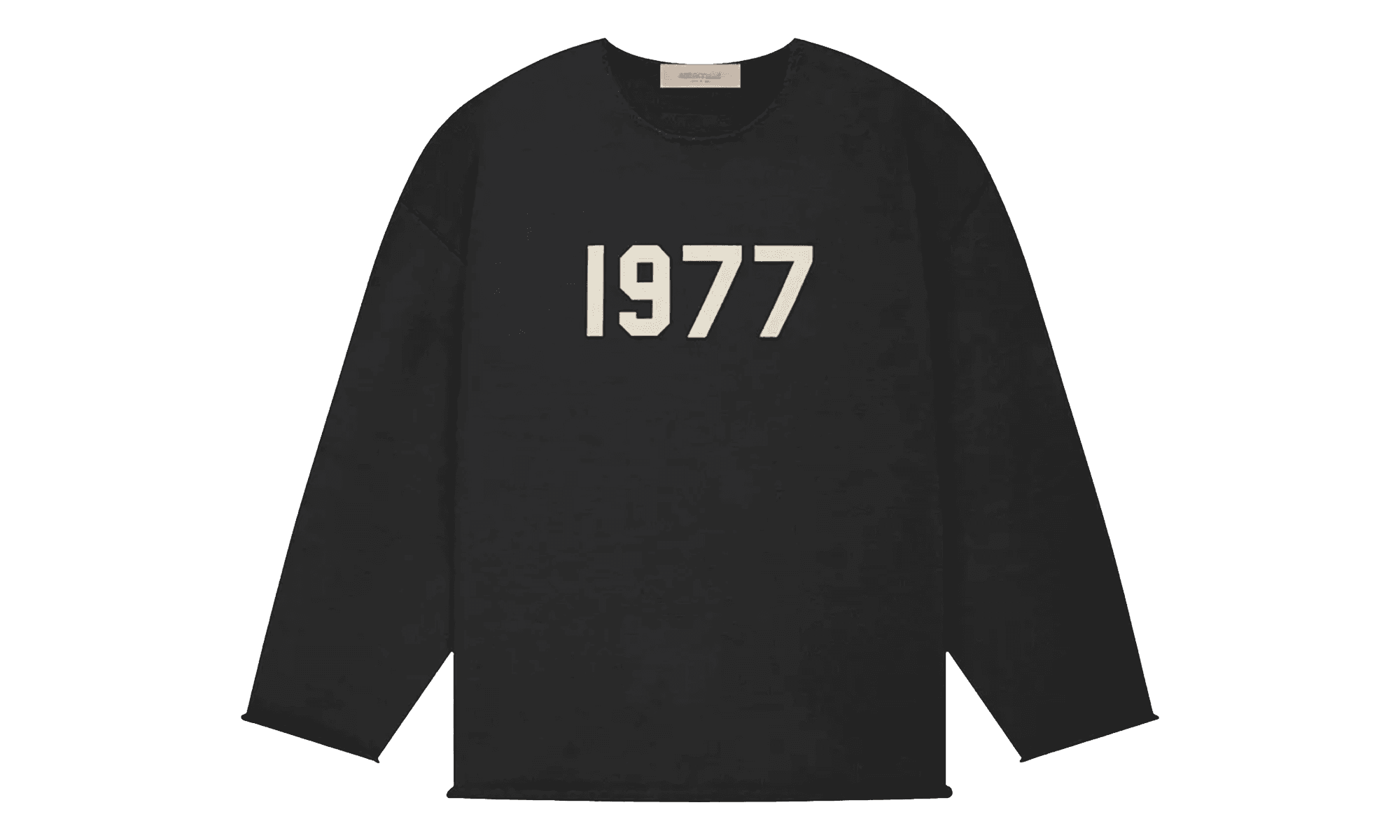 1977 Raw Edge Crewneck Sweater "Iron" 192BT212170F