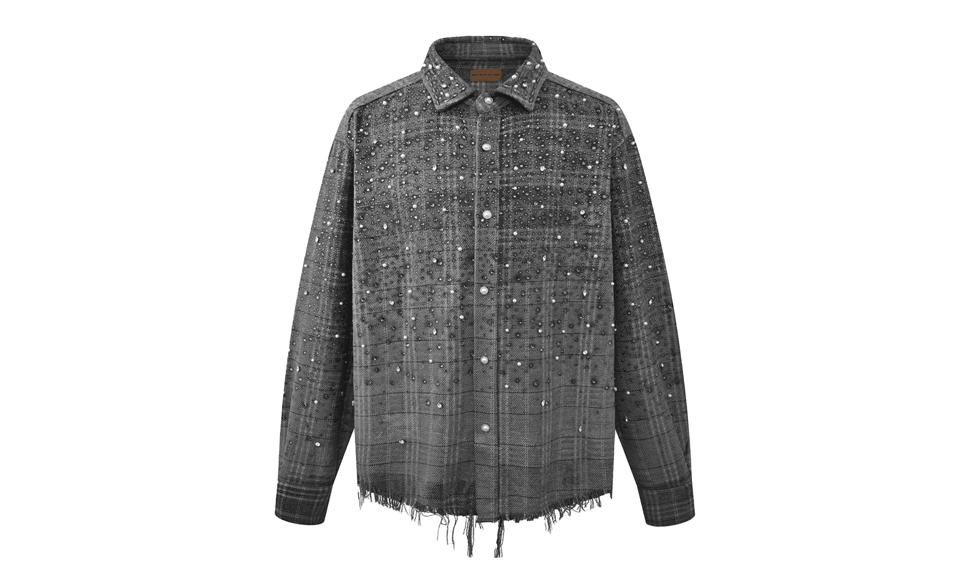 20K Diamond Shirt "Grey / Rhinestone" BC25SSLS06 GY