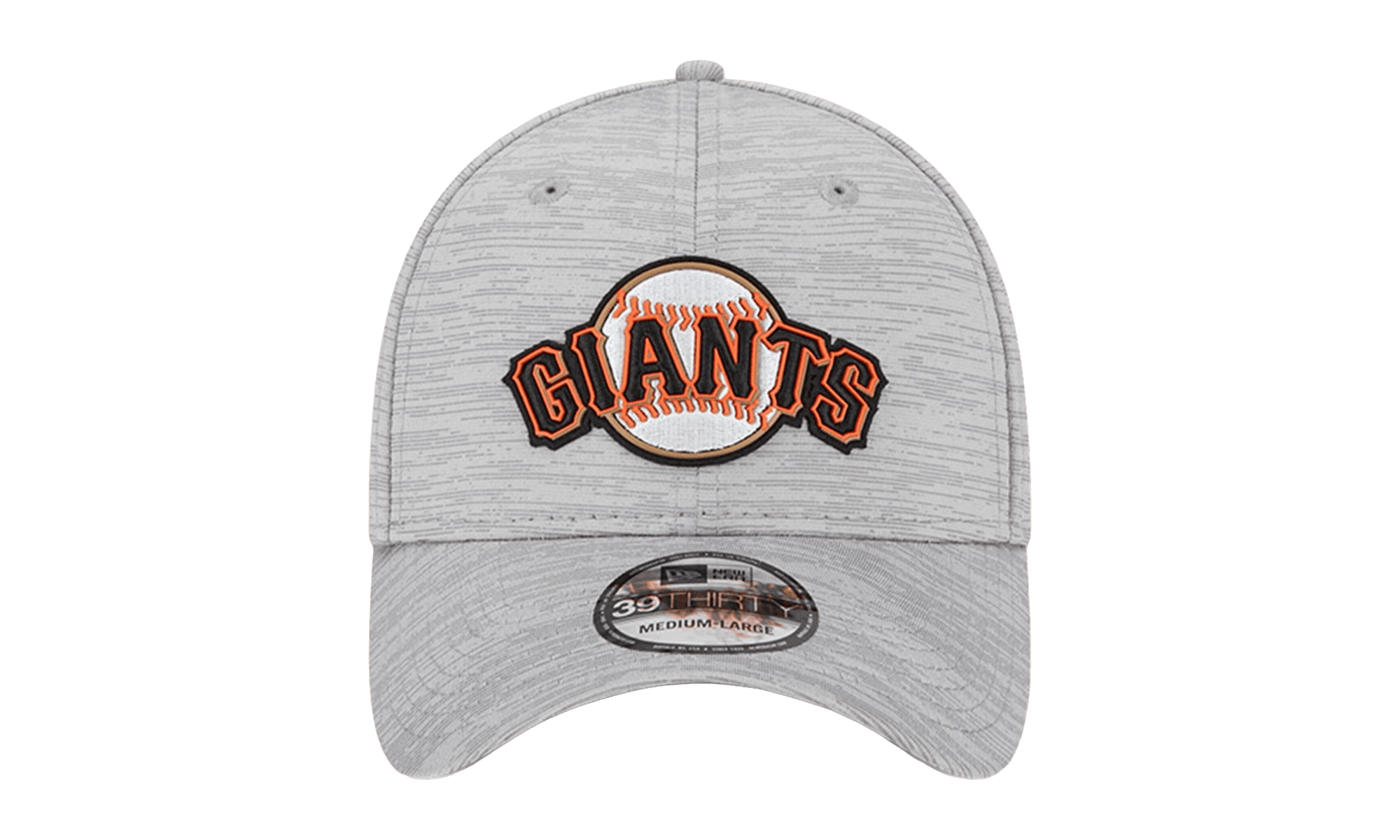 39THIRTY San Francisco Giants Clubhouse Flex Fit Hat "Heather Grey / Black - Brim" NE860