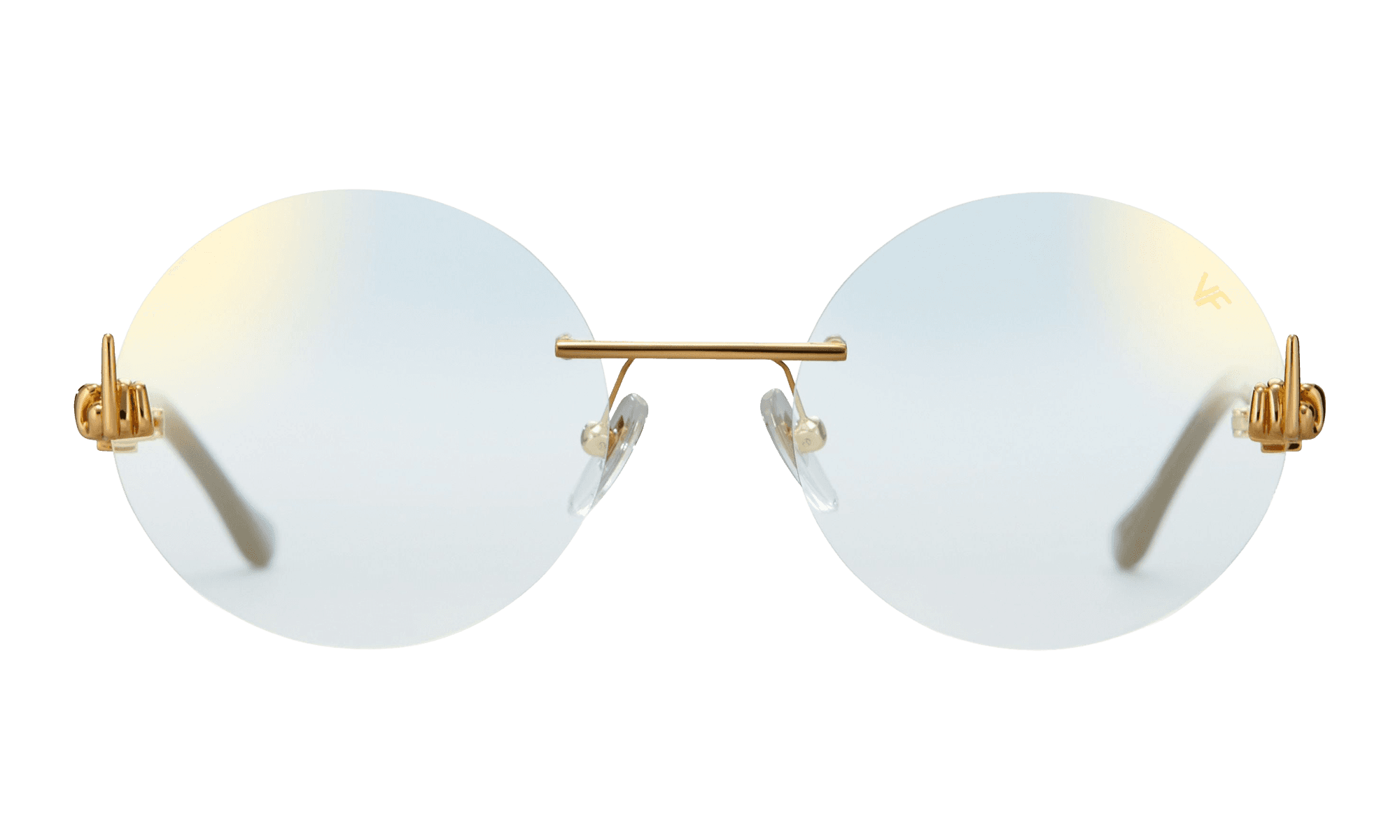 508 Rimless Drill Mount F.U. Edition 24KT "Yellow Gold / Black / Flash Gold" DMMF2 0005 16T3