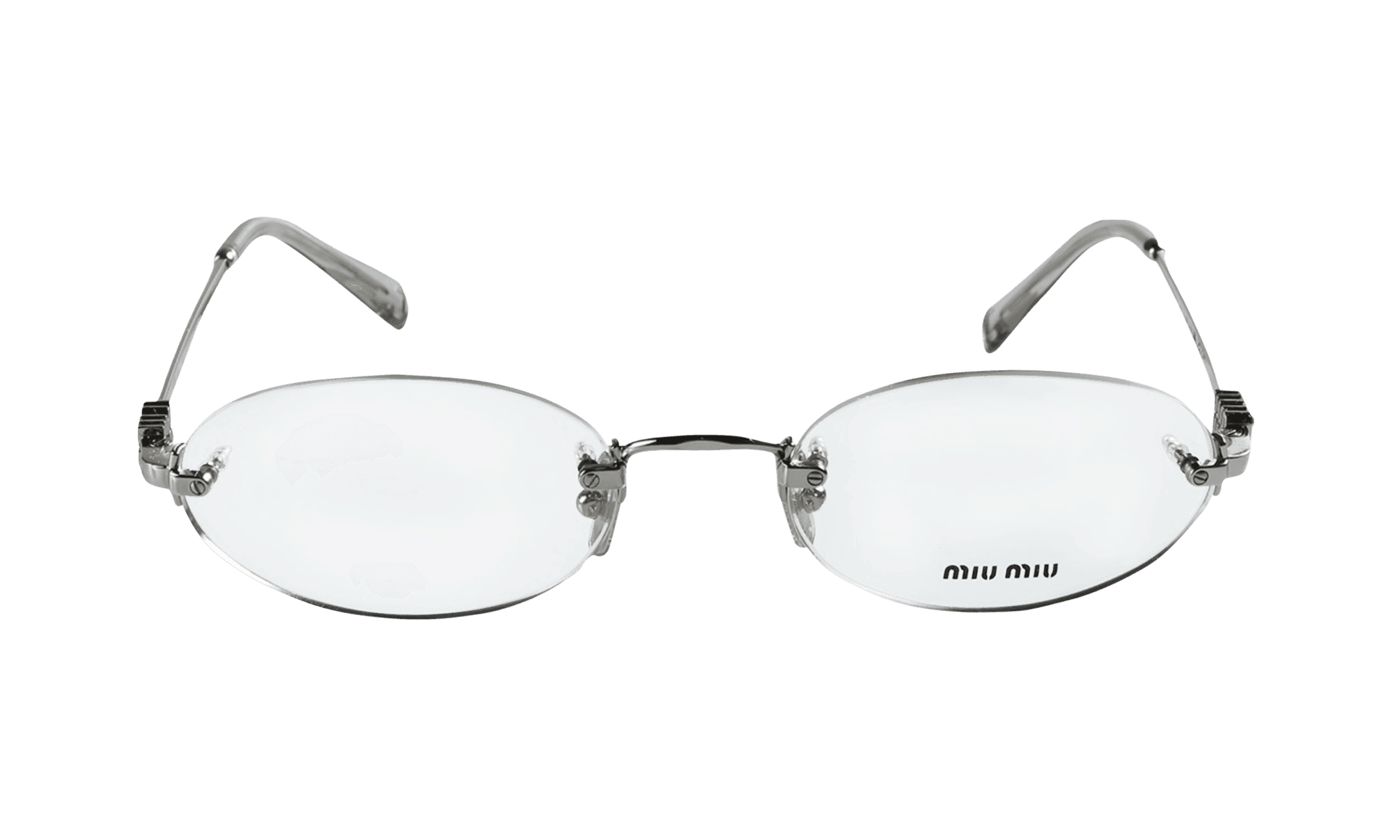 53WV Frameless Optical Glasses WMNS "Silver" 0MU 53WV 1BC1O1