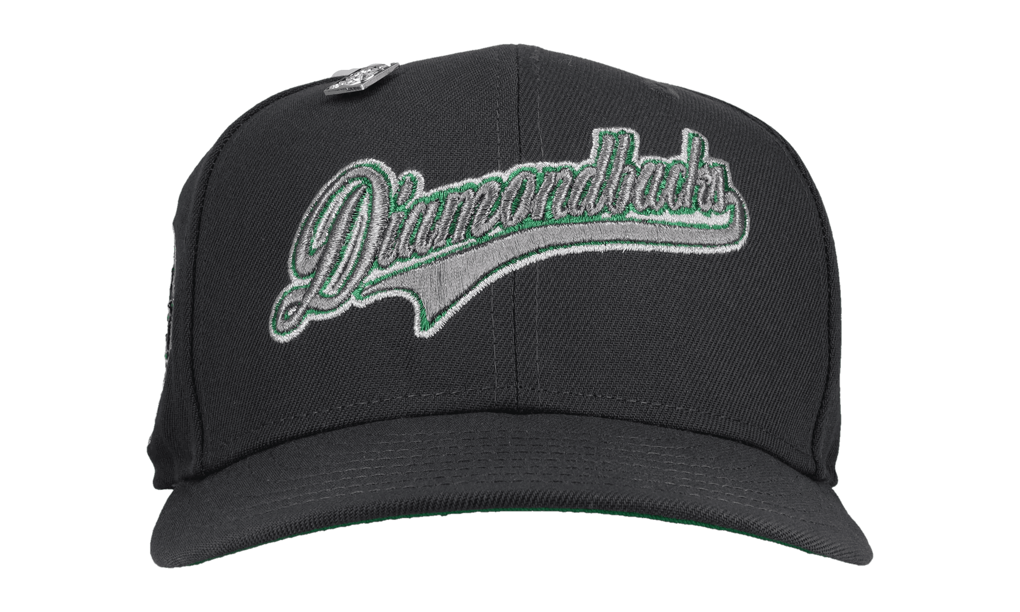 59FIFTY Arizona Diamondbacks Script 25th Anniversary Fitted Hat "Graphite Metallic" 123451299553
