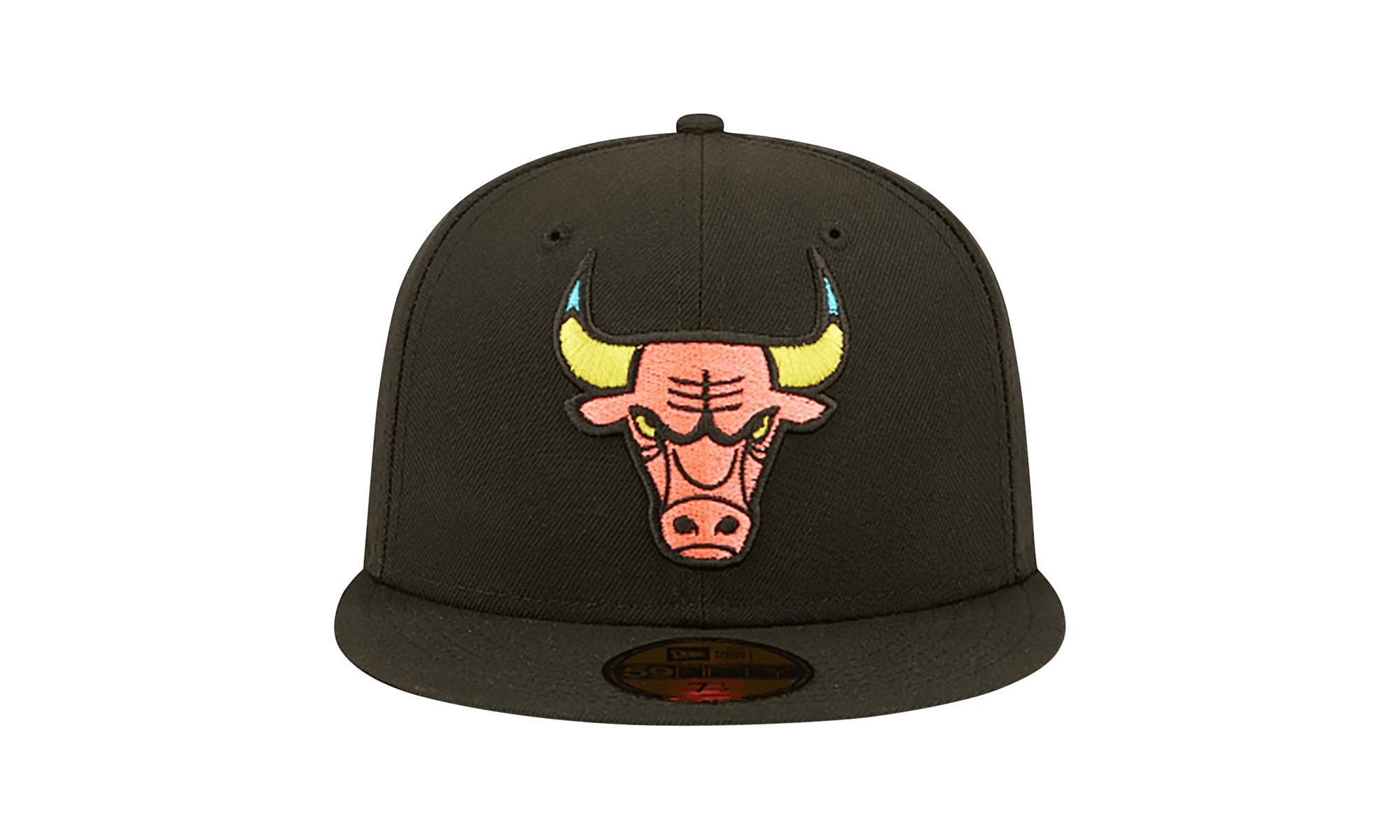 59FIFTY Chicago Bulls Pink Glow Fitted Hat "Walnut / Pink - Brim" NE1058