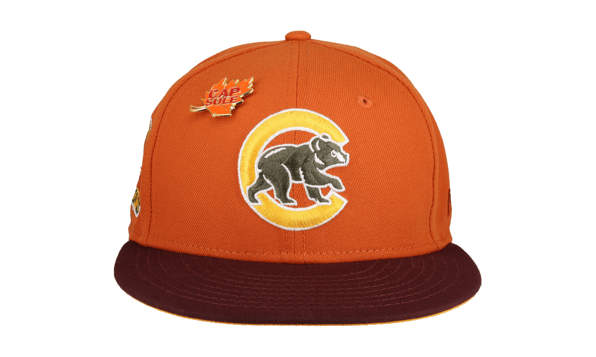 59FIFTY Chicago Cubs Fall Collection 2016 World Series Fitted Hat "Orange / Yellow" 123451290281