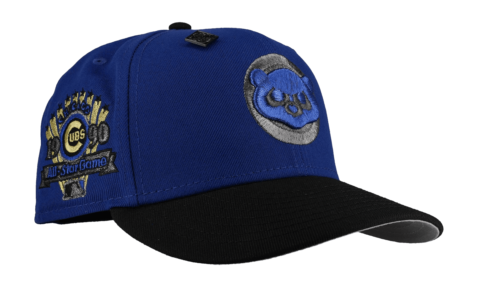59FIFTY Chicago Cubs Metallic 1990 ASG Fitted Hat "Blue / Black" 123451298165