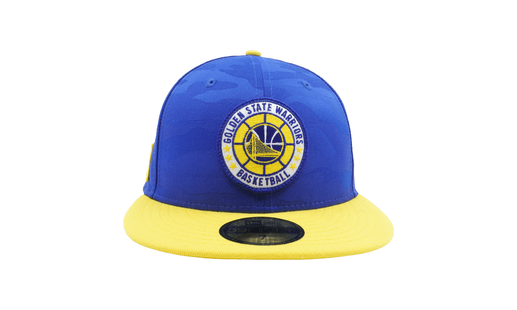 59FIFTY Golden State Warriors 2018 Tip-Off Fitted Hat "Blue / Yellow - Brim" NE675
