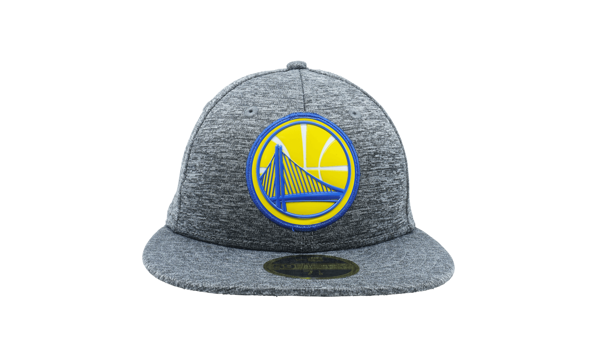 59FIFTY Golden State Warriors Bevel Team Low Profile Fitted Hat "Heather Grey" NE1124