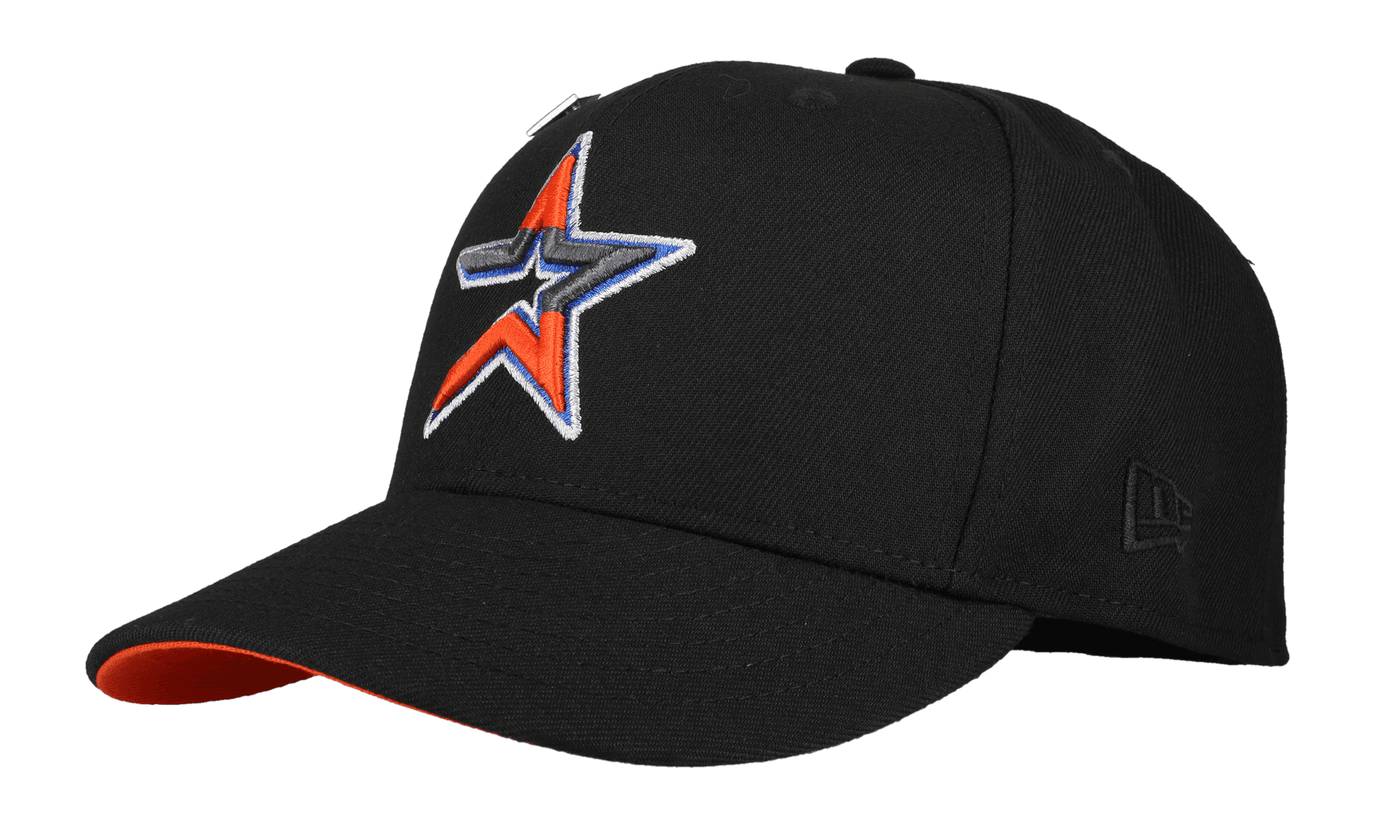 59FIFTY Houston Anniversary 50th Anniversary "3 Tier" Fitted Hat "Black / Orange" 123451297745