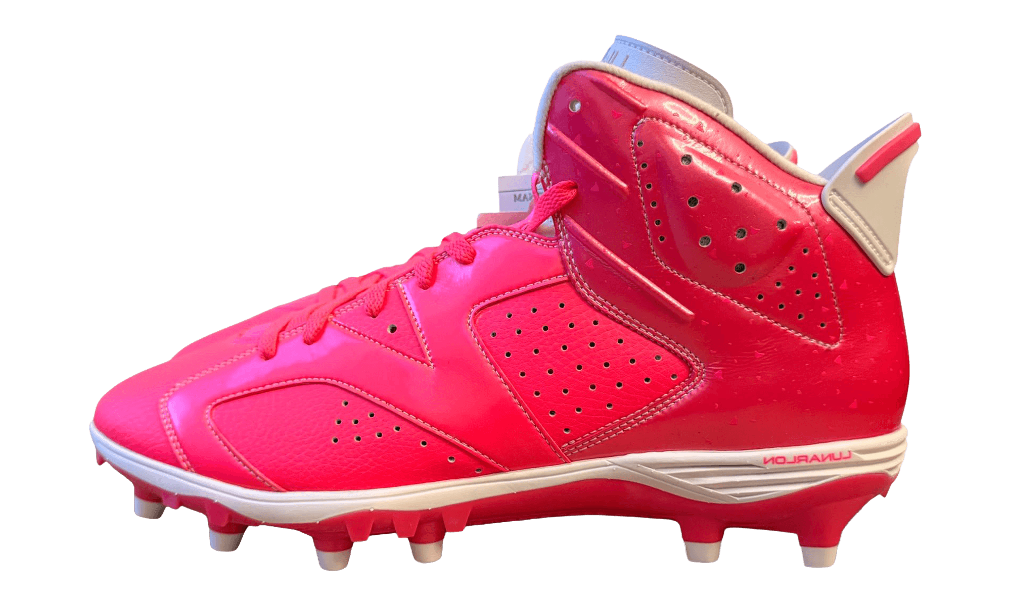 6 Molded Cleats BCA "Vivid Pink / White" SU14 MNJDSP 793 M BCA