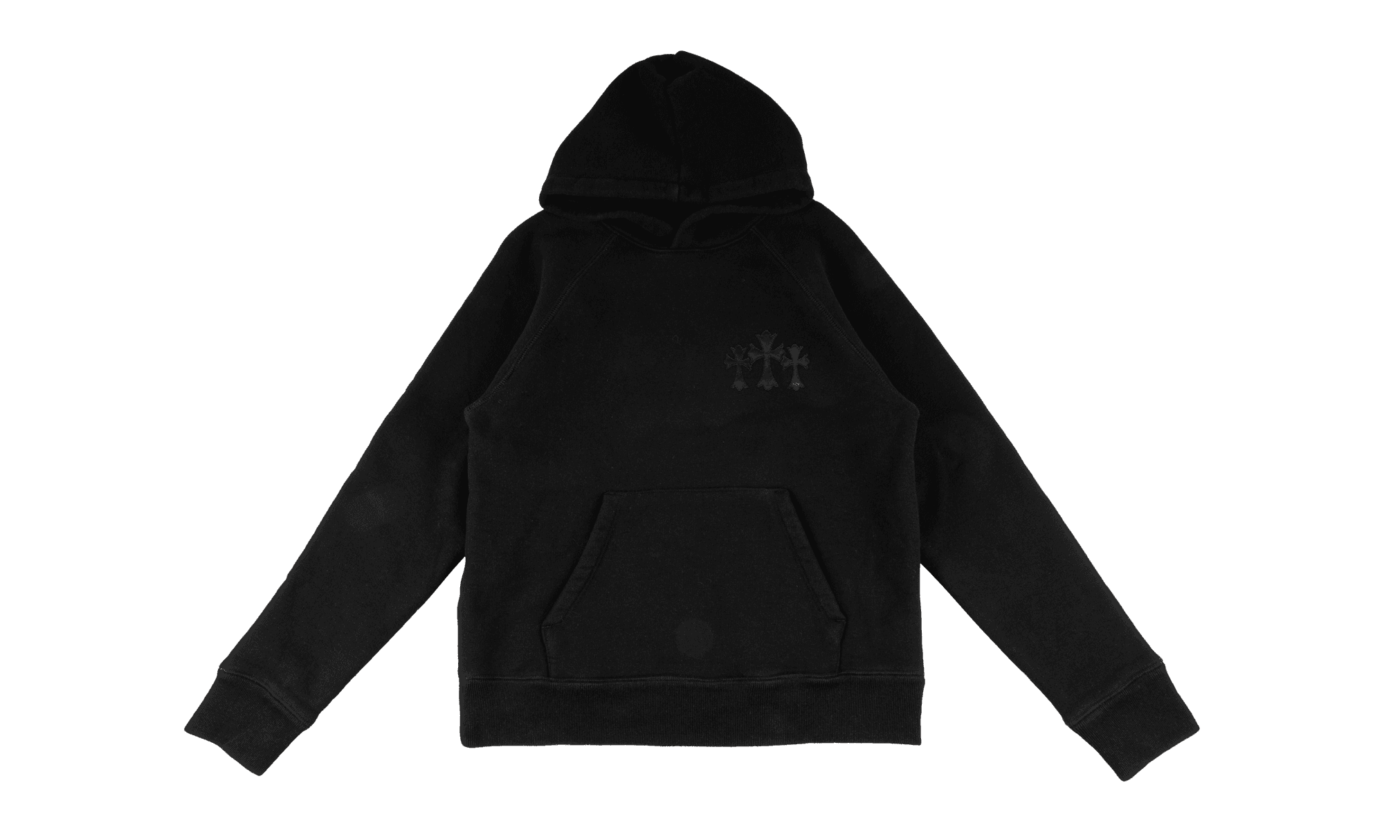 711 Cemetery Cross Nylon CH Hoodie "Black" CHRM1295