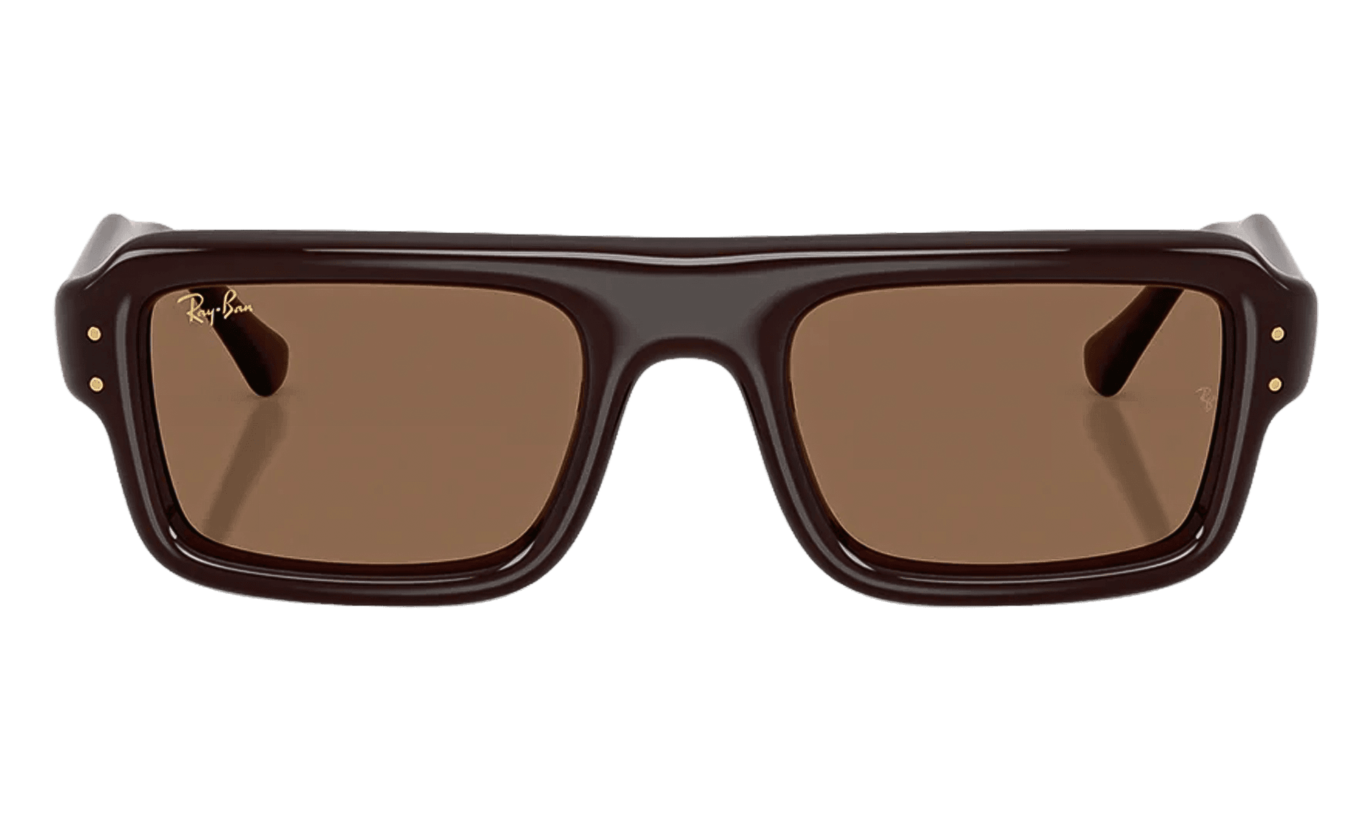 A$AP Rocky Flacko Puffer Sunglasses "Polished Transparent Dark Brown" 0RB4954 689673
