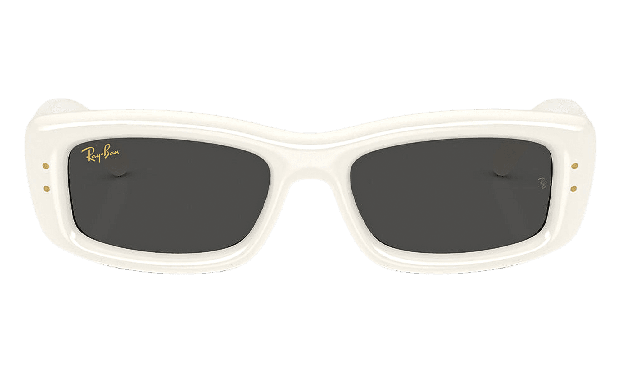 A$AP Rocky Kiliane Puffer Sunglasses "Full Cream - Dark Grey" 0RB4944 687487