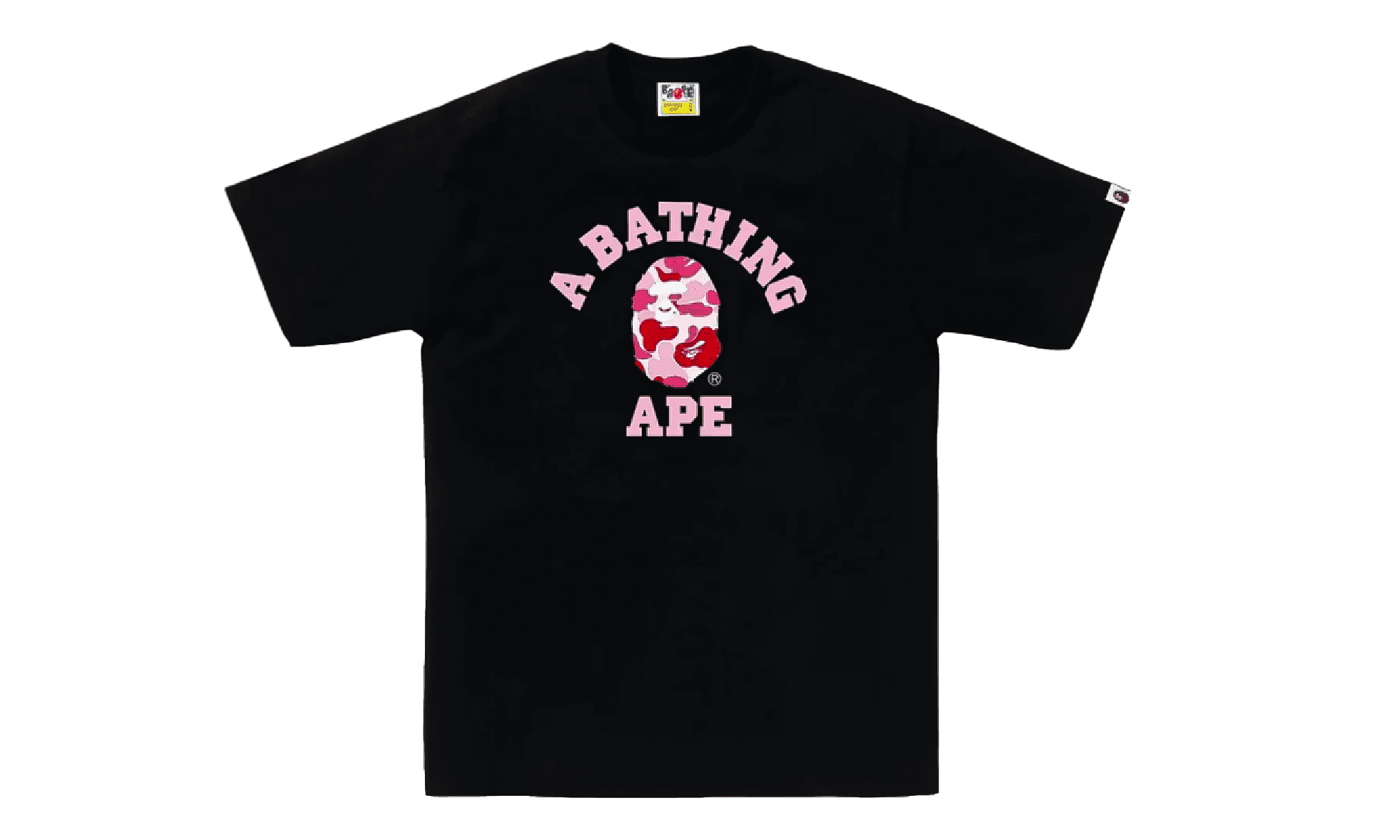 ABC Camo College Tee "Black / Pink" 1L80 210 005 BLACK PINK
