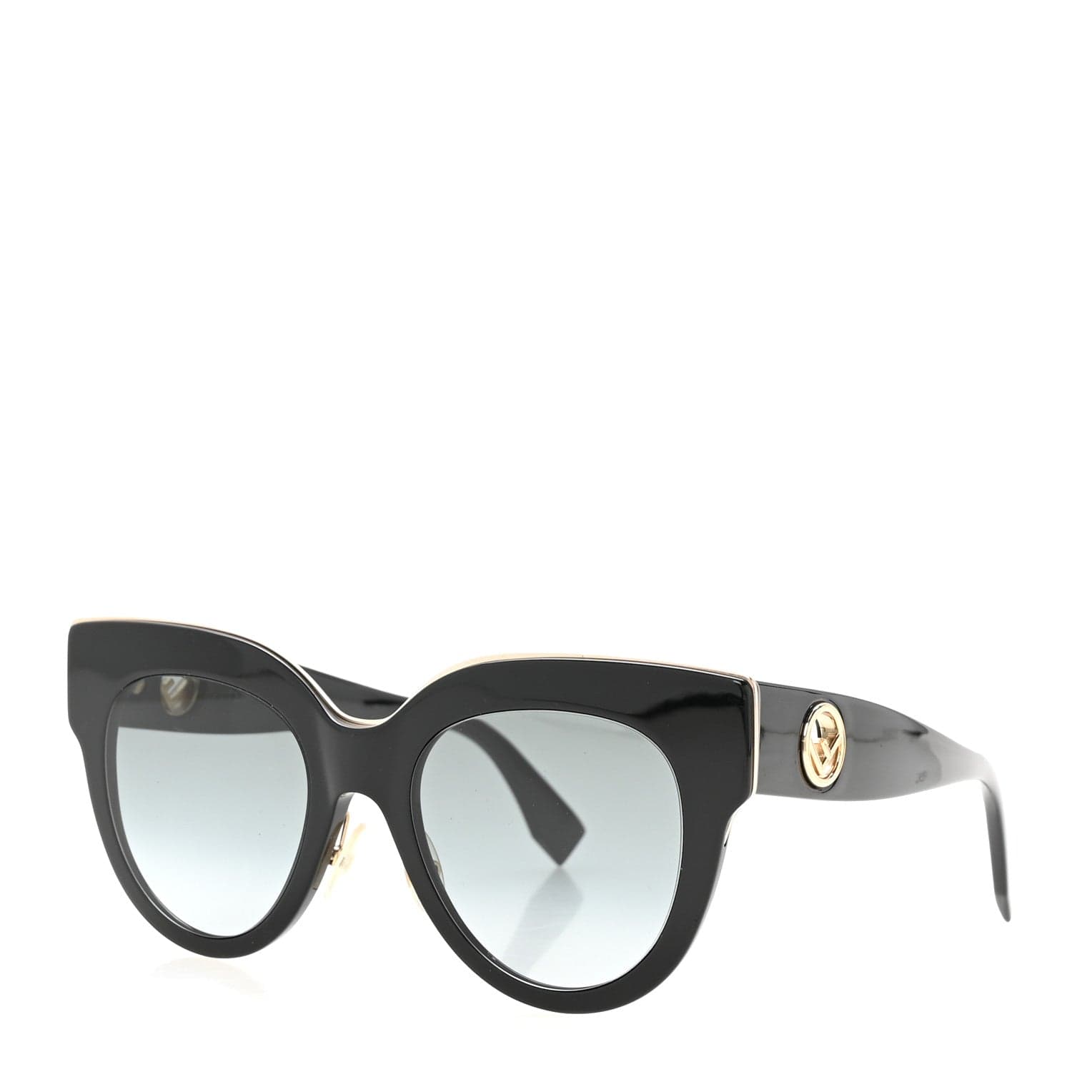Acetate F is Fendi Cat Eye Sunglasses FF 0360/G/S Black