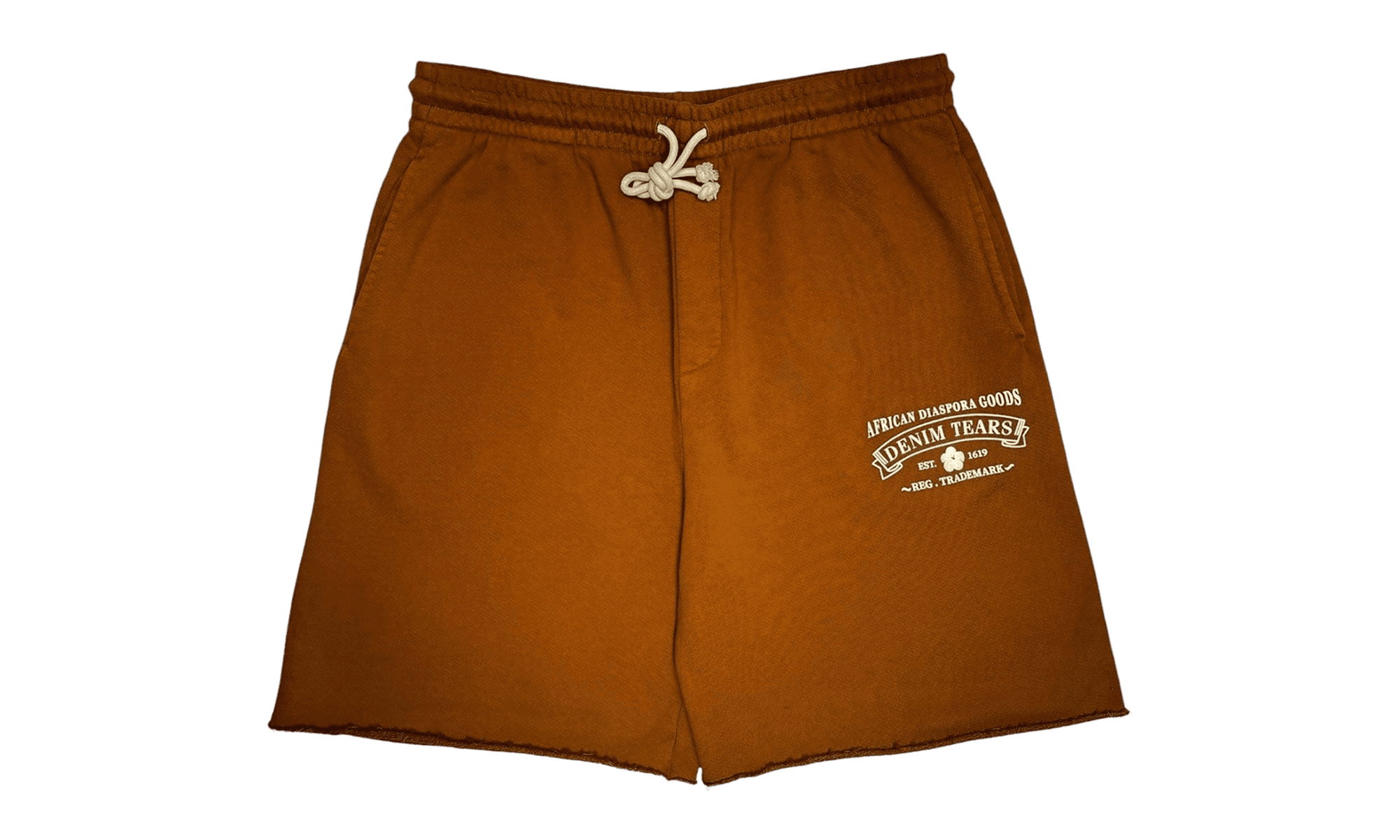 African Diaspora Goods Sweatshorts "Brown" DT535