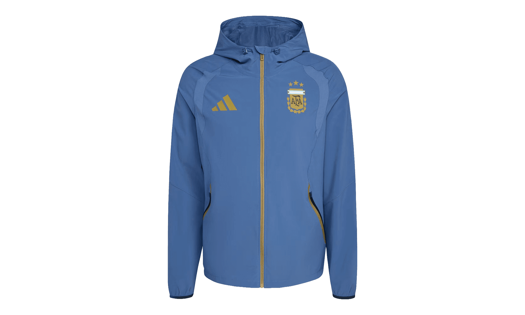 Argentina Tiro Travel Full Zip Windbreaker "Crew Blue" JZ6313