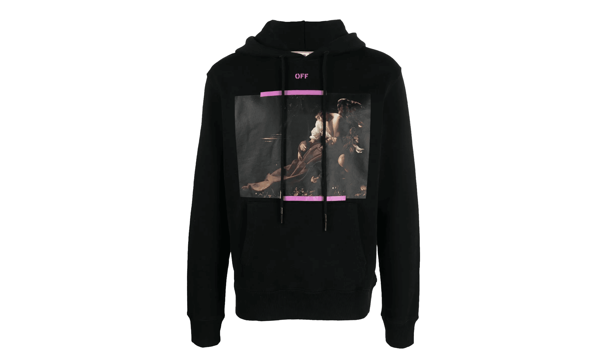 Arrow Caravaggio St. Fran Slim Fit Hoodie "Black" OMBB097S23FLE0031034