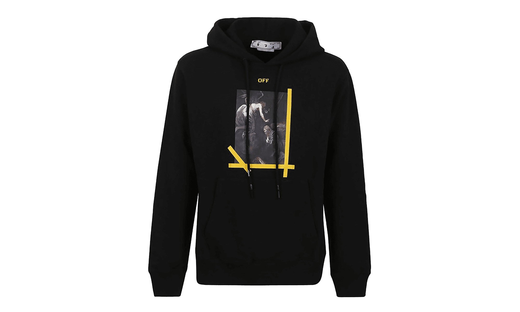 Arrows Caravaggio Annunciation Slim Hoodie "Black / Multicolor" OMBB097C99FLE0151001