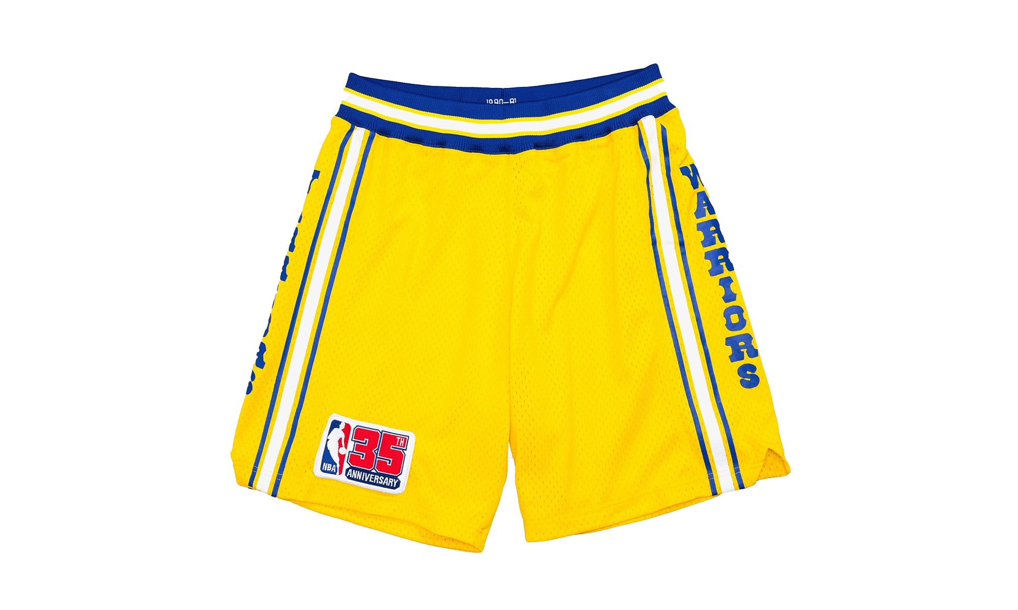Authentic Shorts "NBA Warriors 80" ASHRSB19006 GSWYELL80