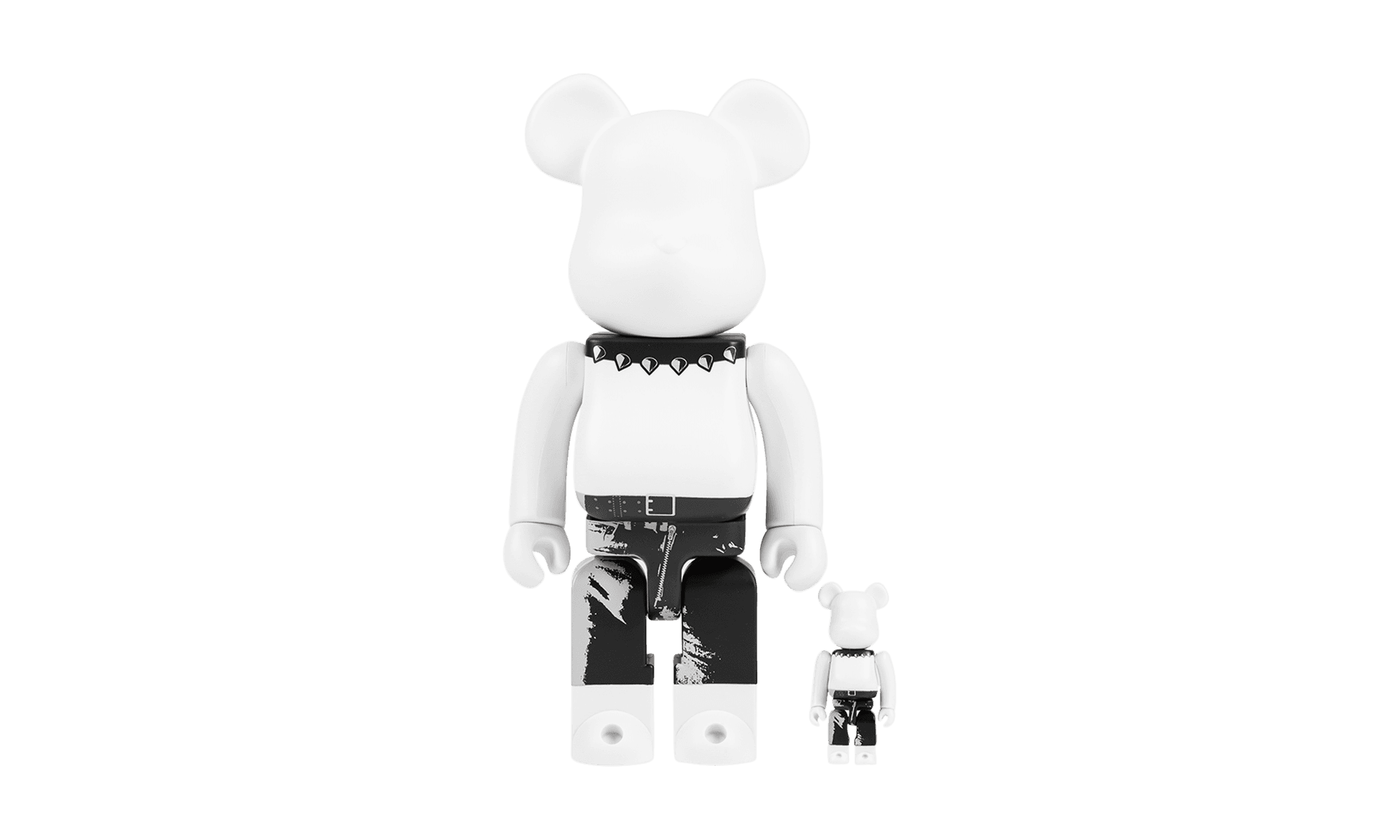 Bearbrick Andy Warhol "The Rolling Stones - Sticky Fingers 100% 400%" MEDI2973