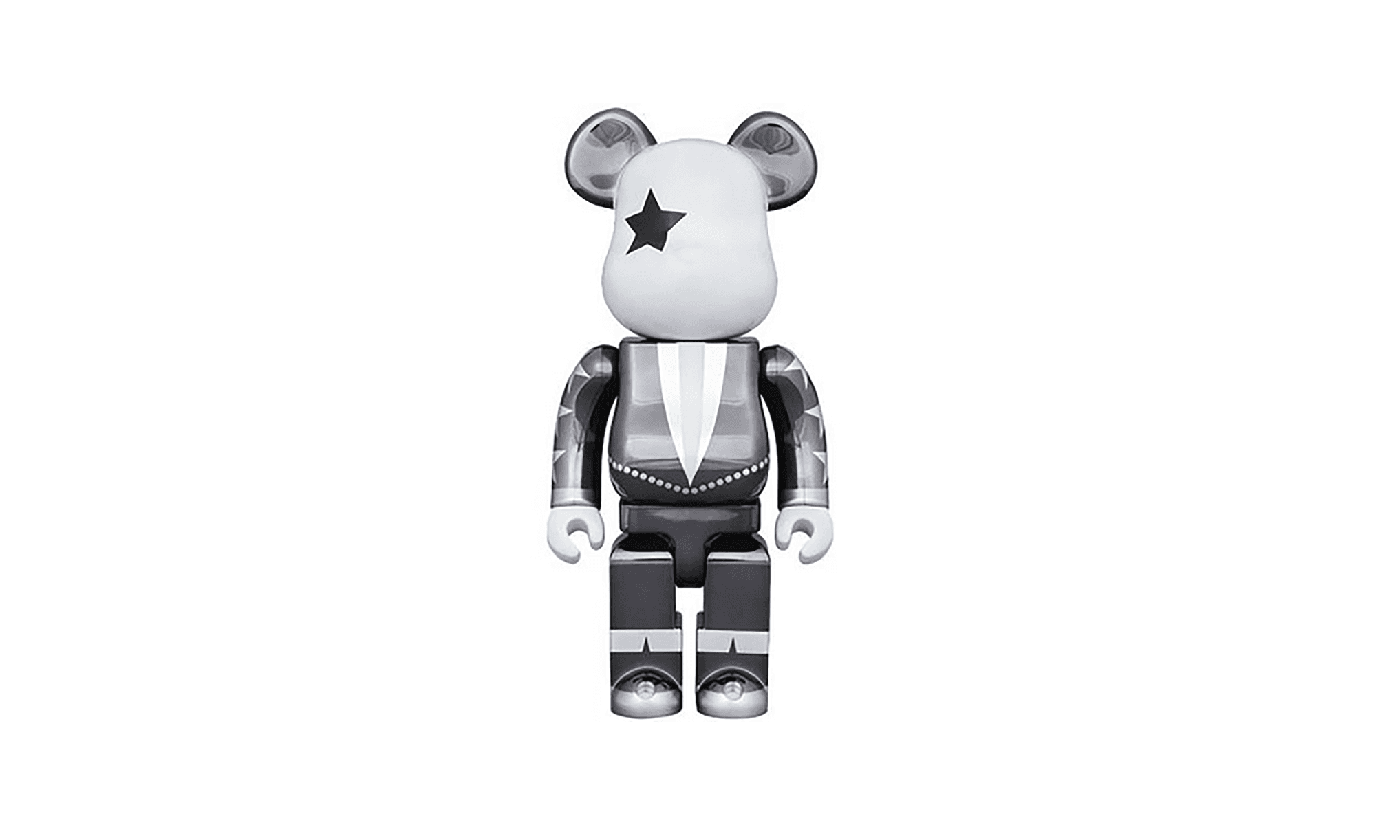 Bearbrick x KISS Star Child "Chrome Ver. - 1000%" MEDI3049