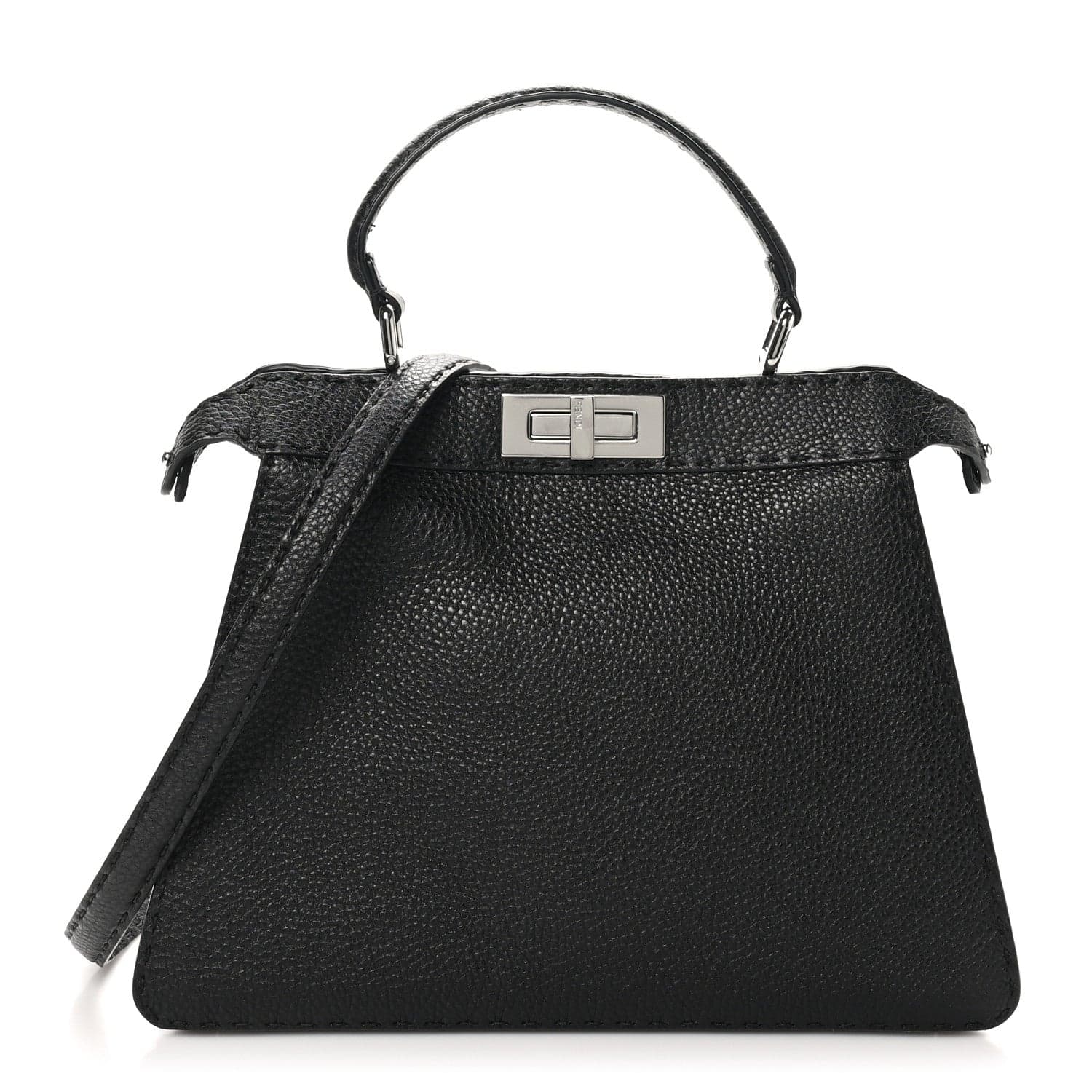 Cuoio Romano Selleria Chamois Medium Peekaboo I SEE U Satchel Black Camel Sunflower
