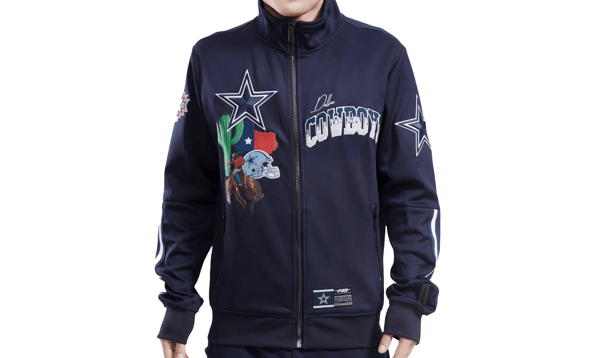 Dallas Cowboys Home Town Midnight Navy Track Jacket "Navy" FDC641843 MDN