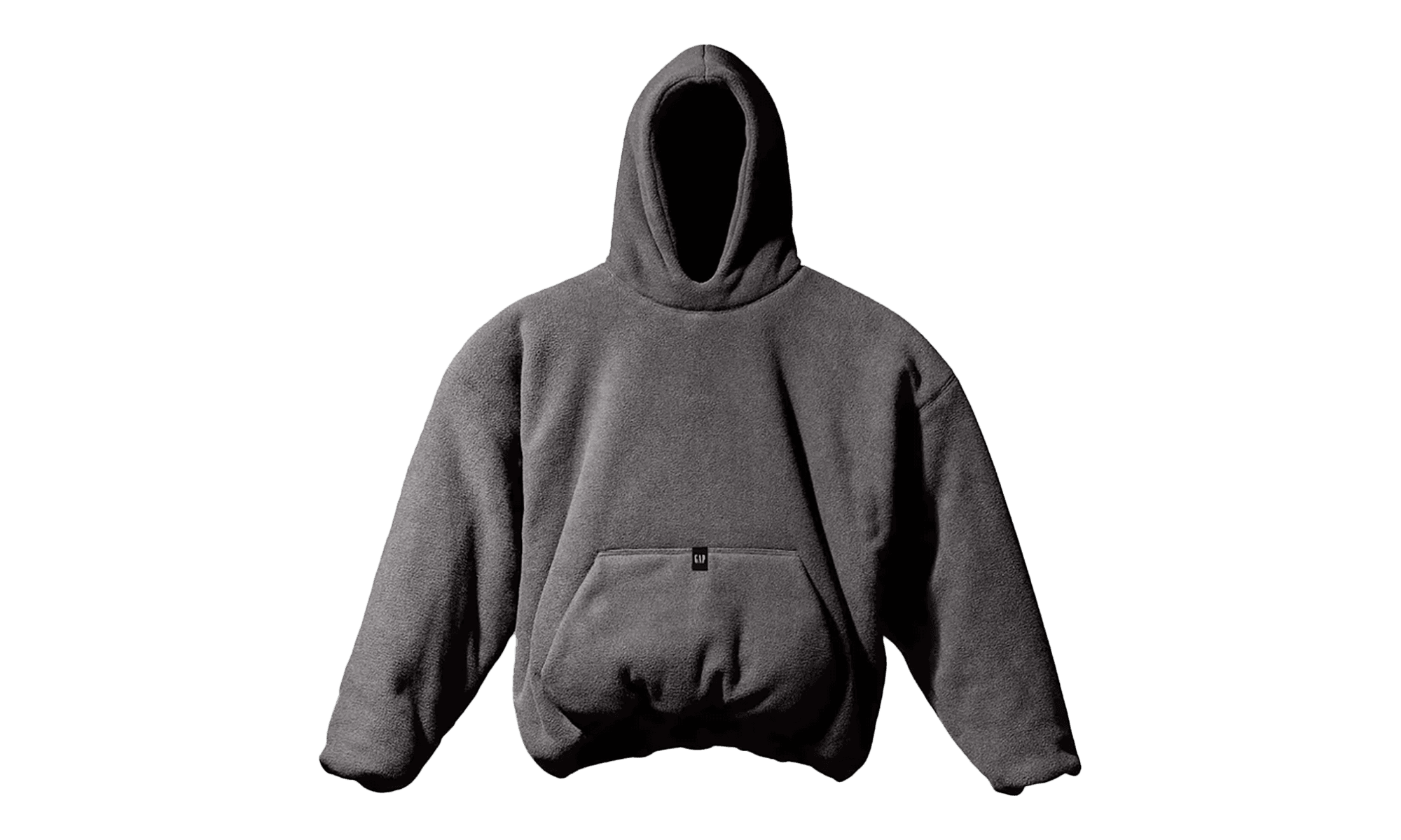 Engineered by Balenciaga Polar Fleece Padded Hoodie "Dark Grey" 471162 02 0003