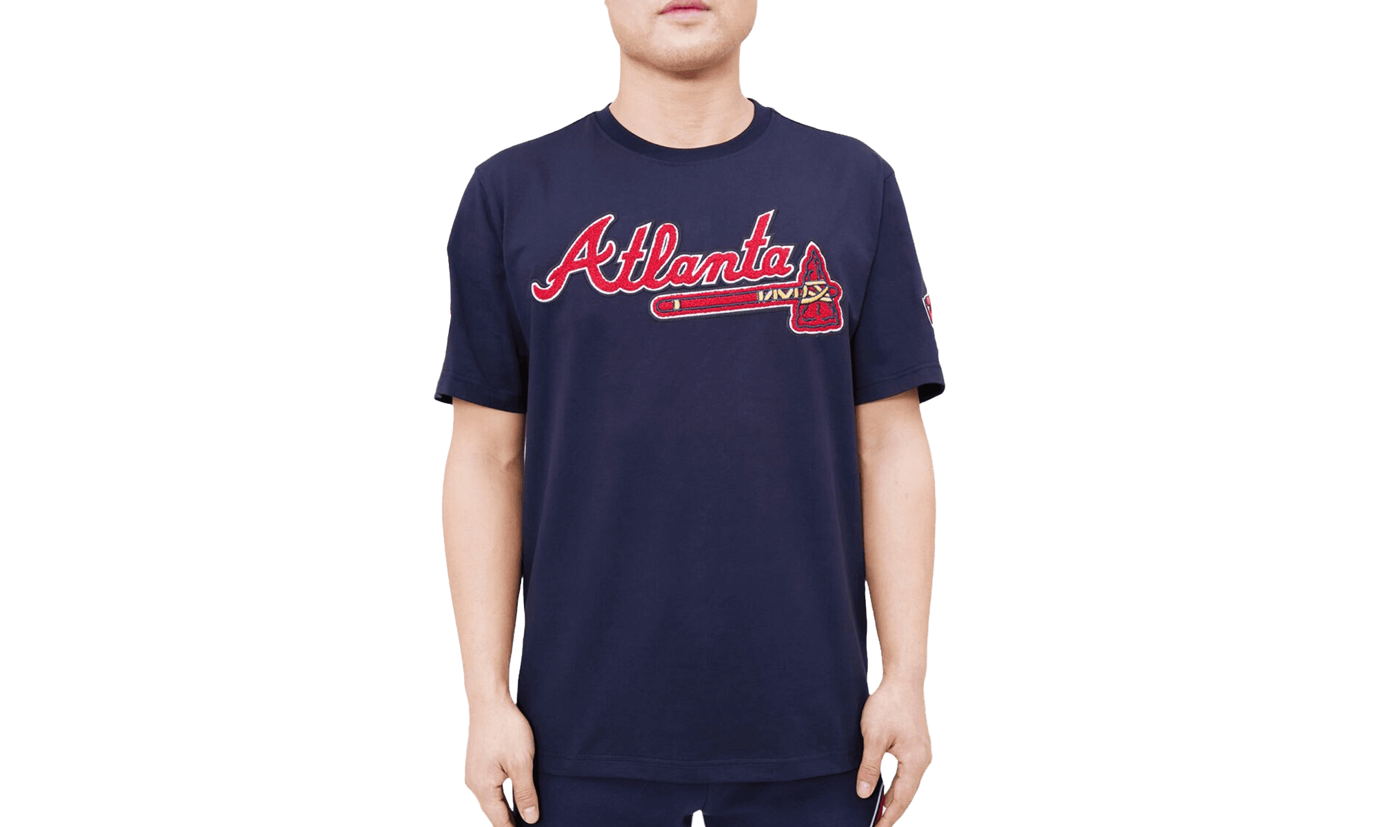 MLB Atlanta Braves Pro Team Navy Men's Shirt "Navy" LAB131546 MDN